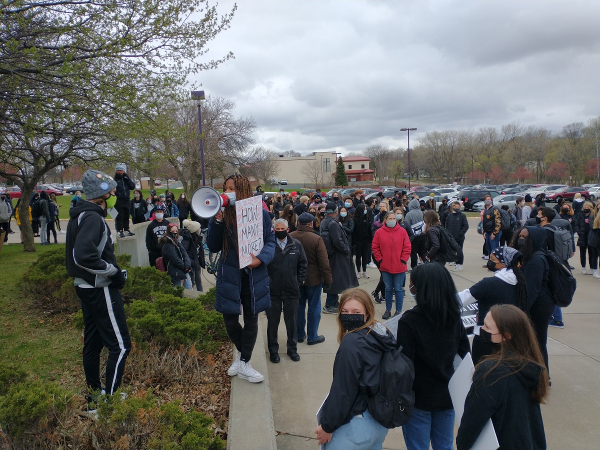 Black Lives Matter Statewide Walkout with RAHS Black Student Union – April 2021